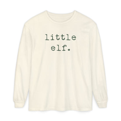 Little Elf (Olive) | Adult Long Sleeve T-Shirt