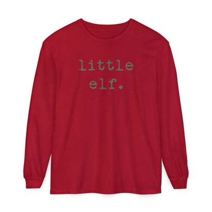 Little Elf (Olive) | Adult Long Sleeve T-Shirt