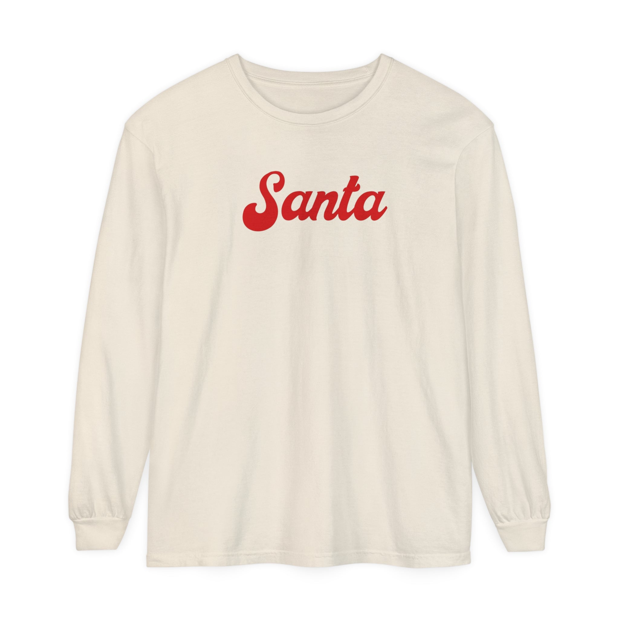 Santa T-shirt | Adult Long Sleeve Tee