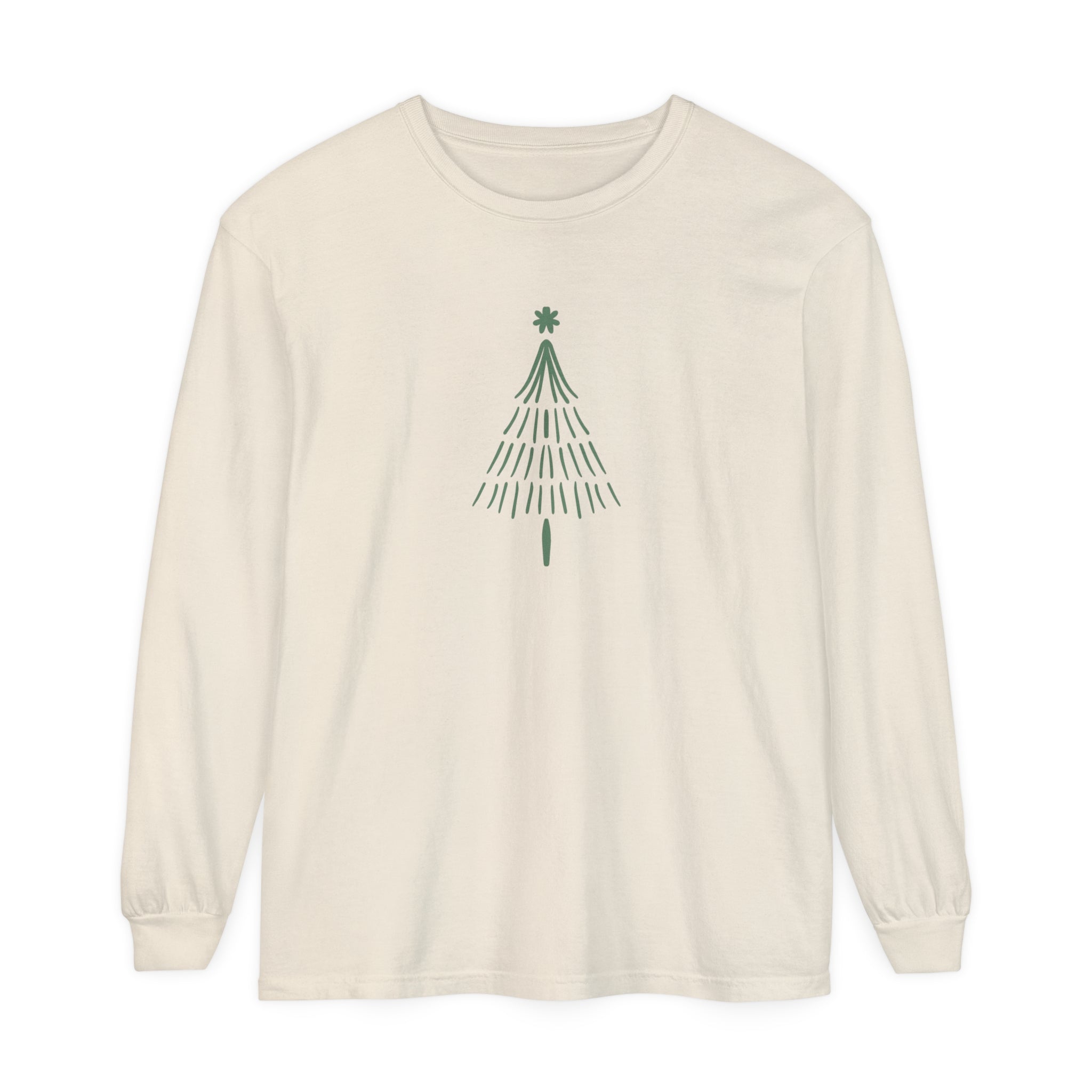 Holiday Tree T-shirt | Adult Long Sleeve Tee