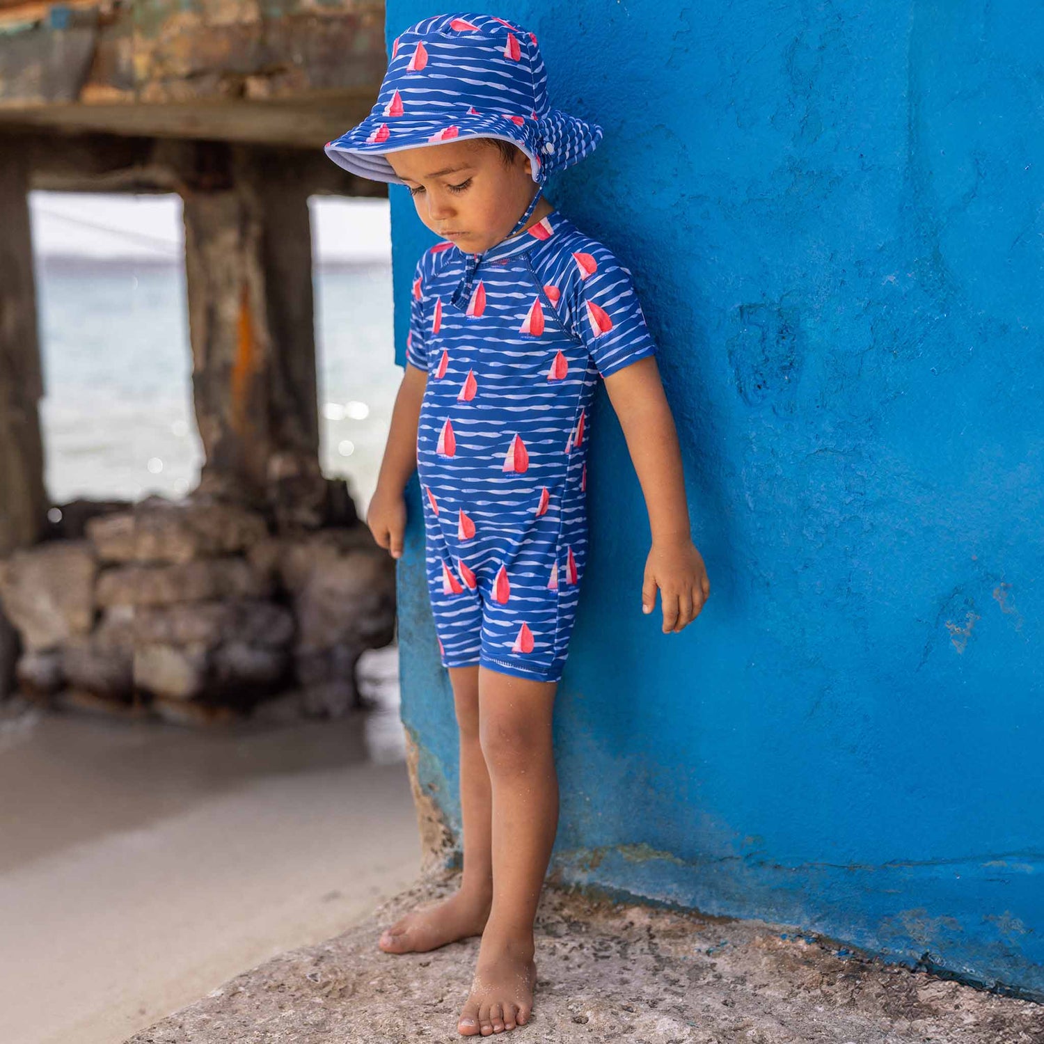 Sailboat Rock SS Sunsuit