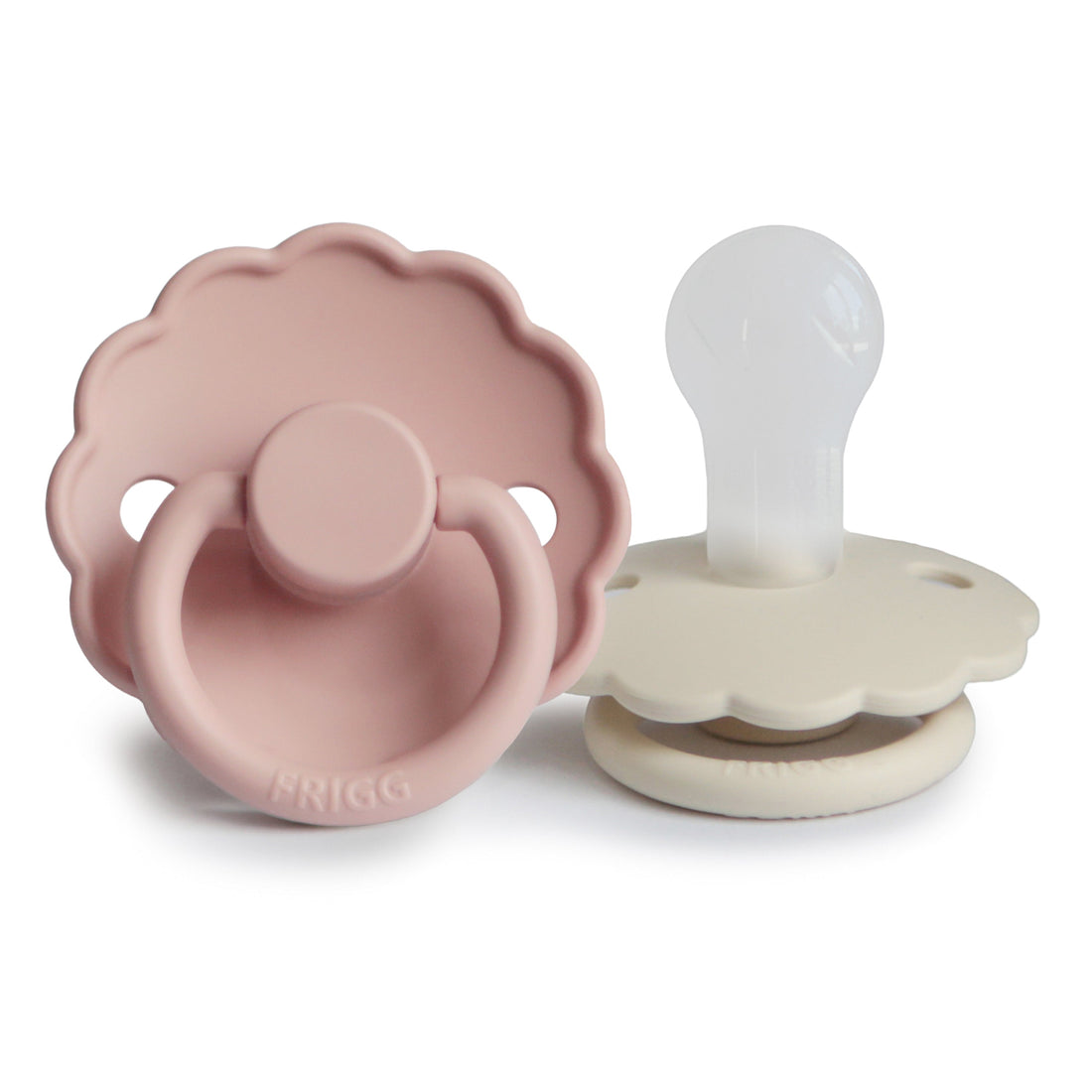 FRIGG Daisy Silicone Pacifier 2 - Pack - Tenth &amp; Pine - FRIGG PACIFIERS - 0 - 6 months - Blush/Cream