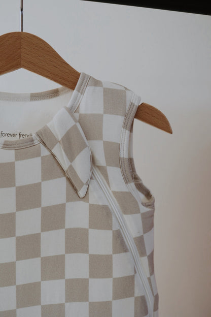 Bamboo Sleep Sack | Checkerboard