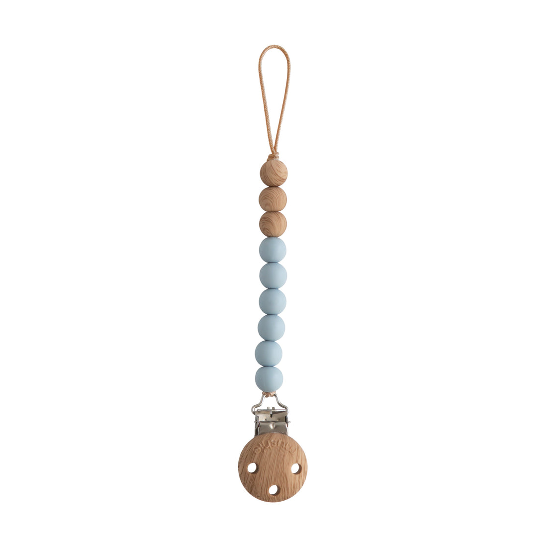 Silicone Pacifier Clip | Eva - Tenth &amp; Pine - Pacifier Clip - Cloud