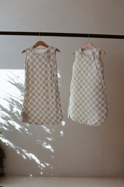 Bamboo Sleep Sack | Checkerboard