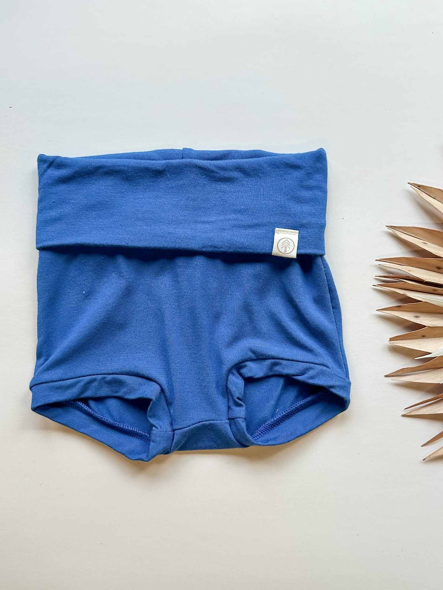 Fold Over Bloomers | Cobalt | Luxury Bamboo