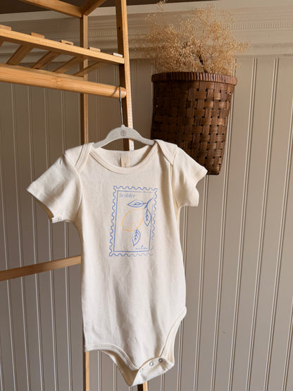 La Dolce Vita Stamp Organic Cotton Baby Bodysuit