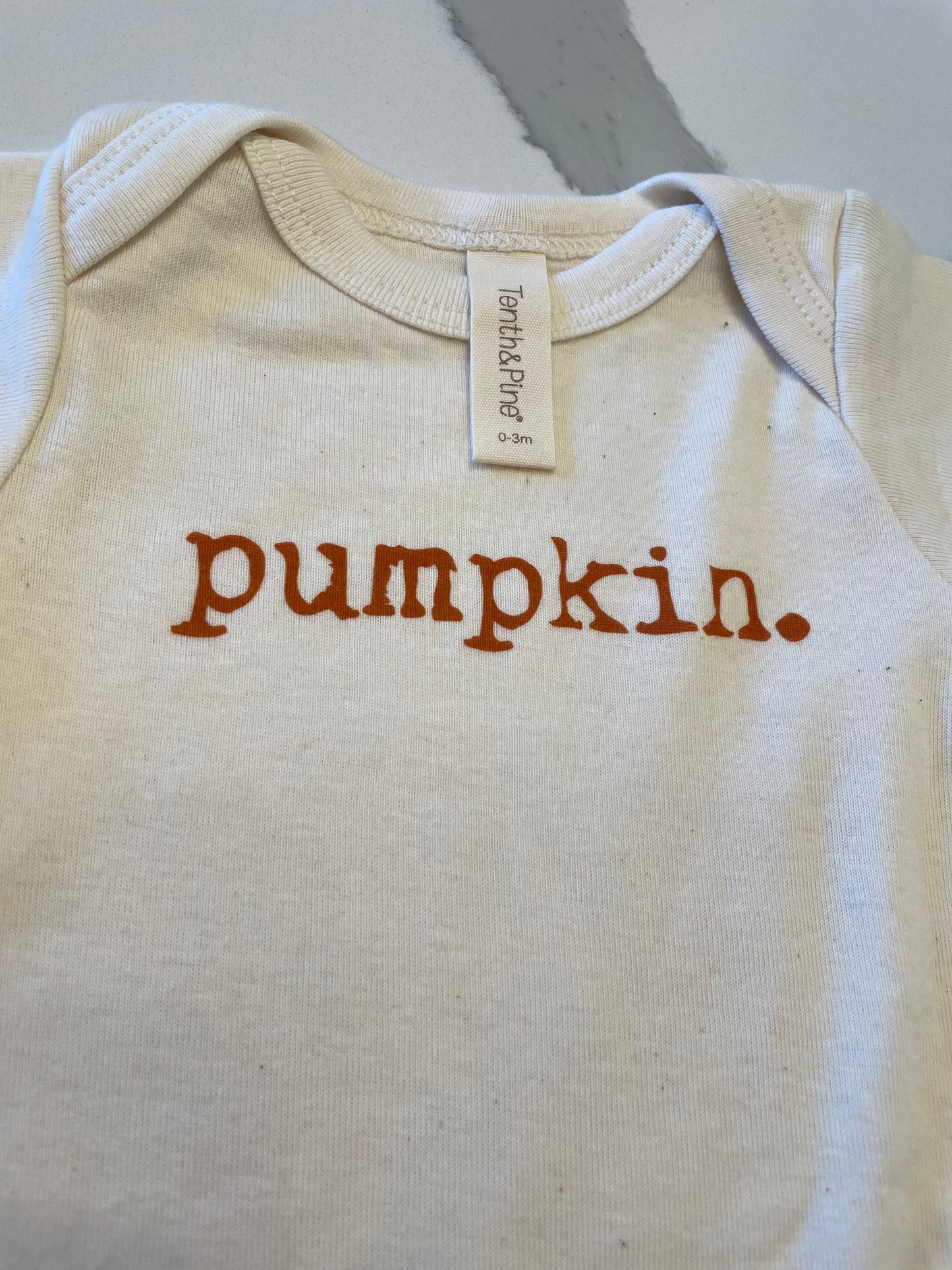 Imperfect #377 - Pumpkin (0/3m) - Tenth & Pine - 