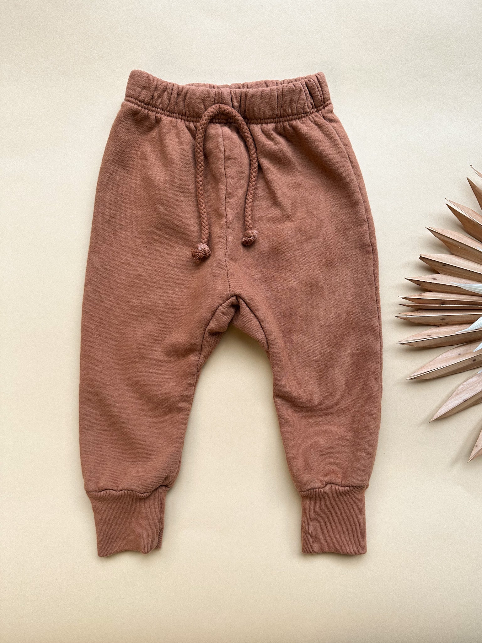 Organic Cotton Fleece Joggers + Sweatshirt Outfit Set | Sienna