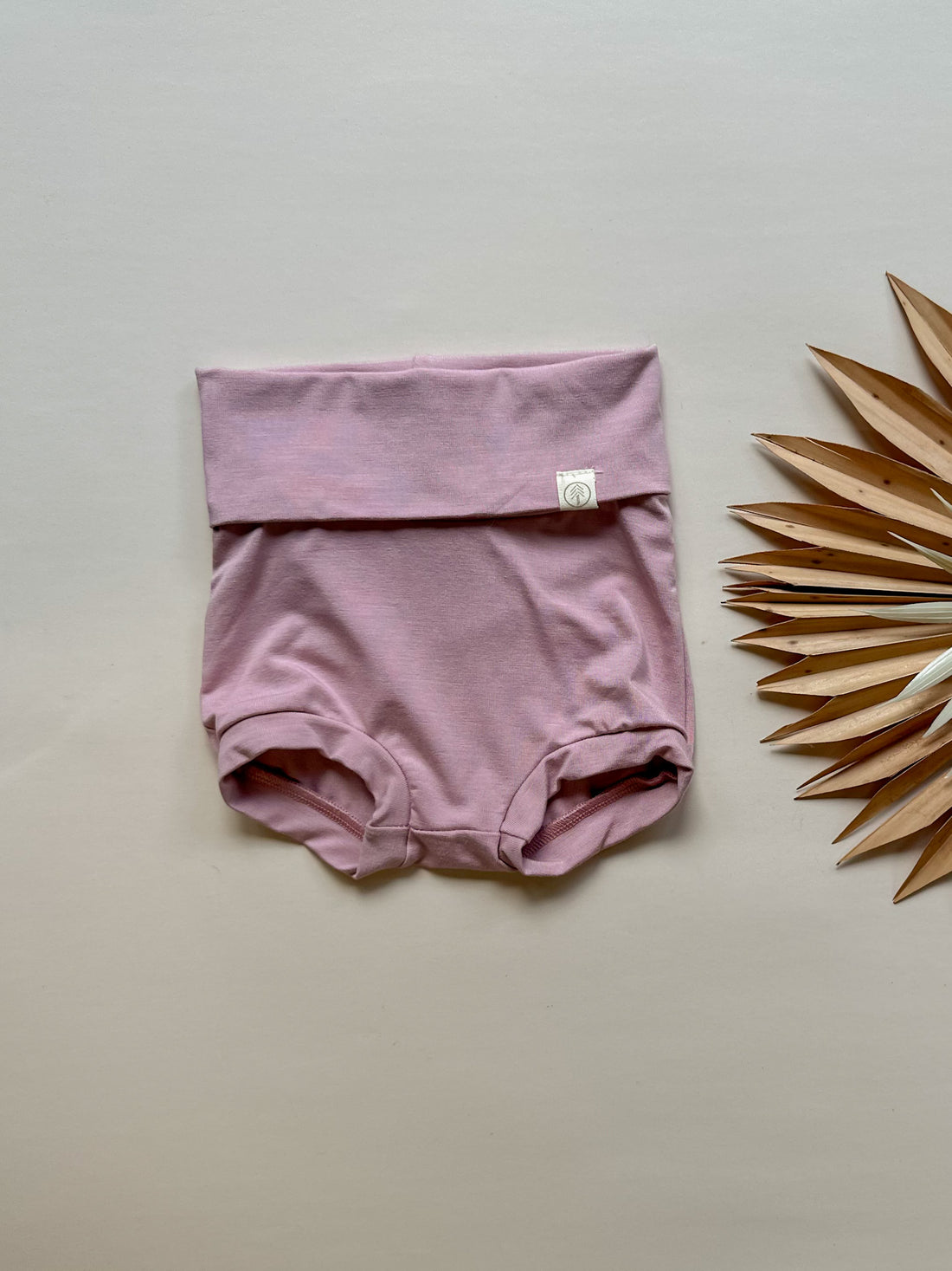 Fold Over Bloomers | Dusty Pink | Luxury Bamboo