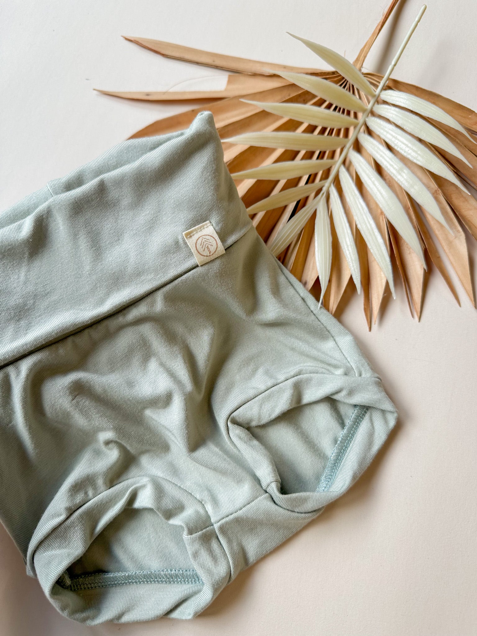 Fold Over Bloomers | Sage | Luxury Bamboo