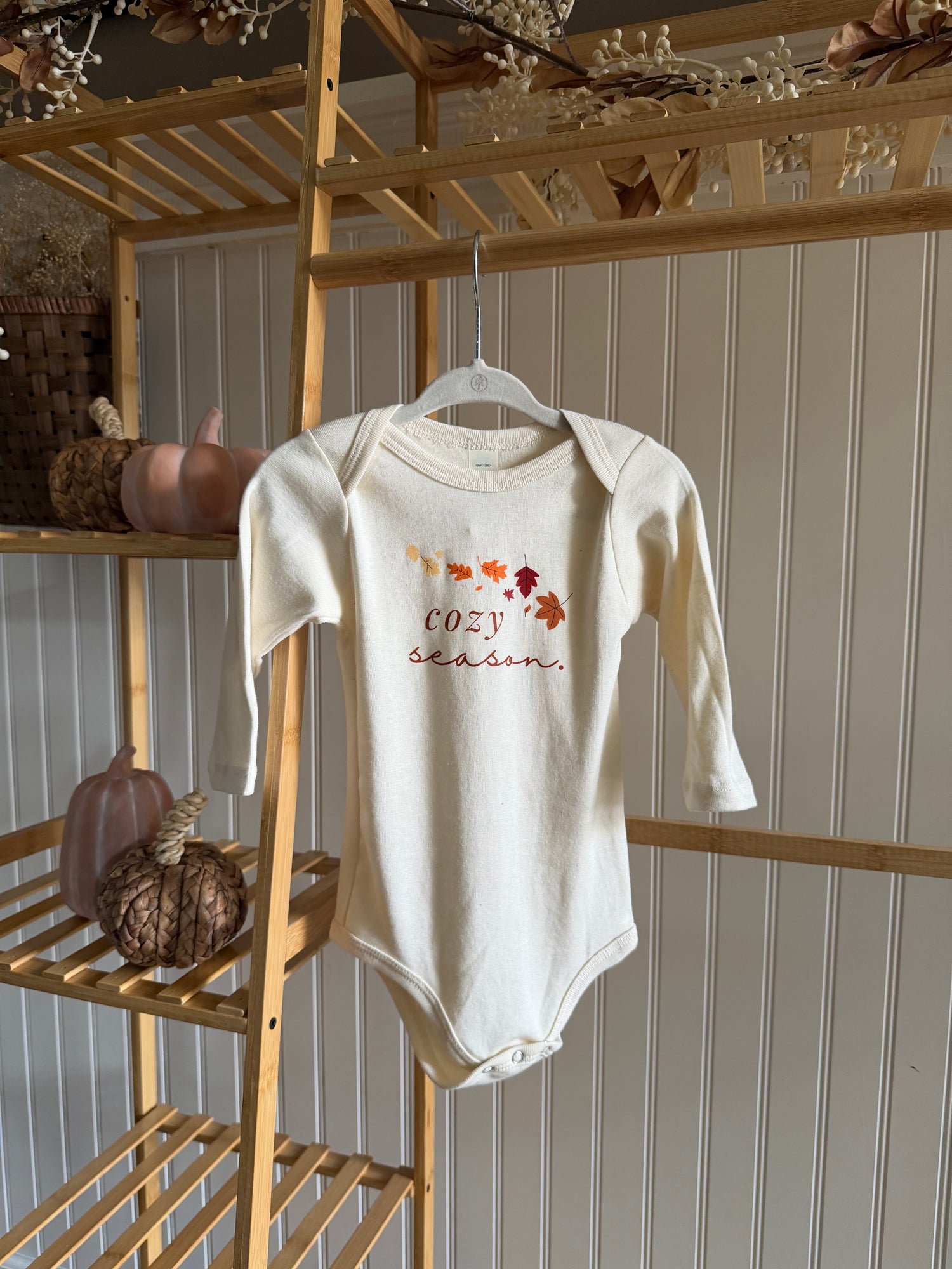 Cozy Season Organic Bodysuit Long Sleeve