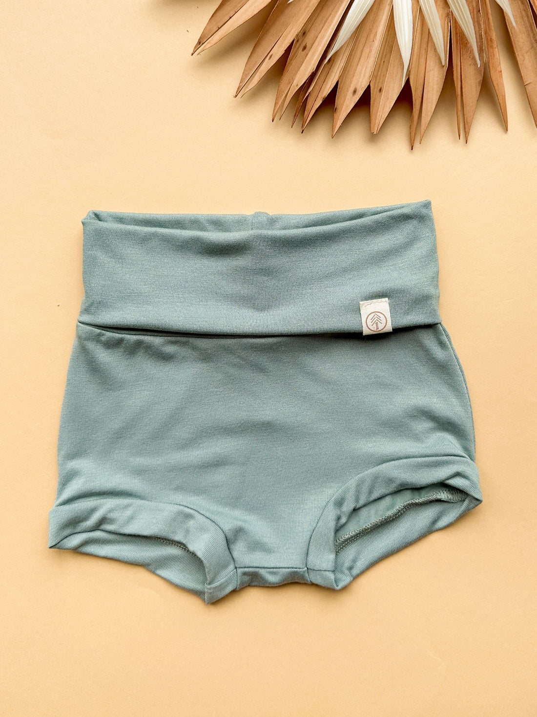 4T + 5T | Fold Over Bloomers | Seafoam | Bamboo