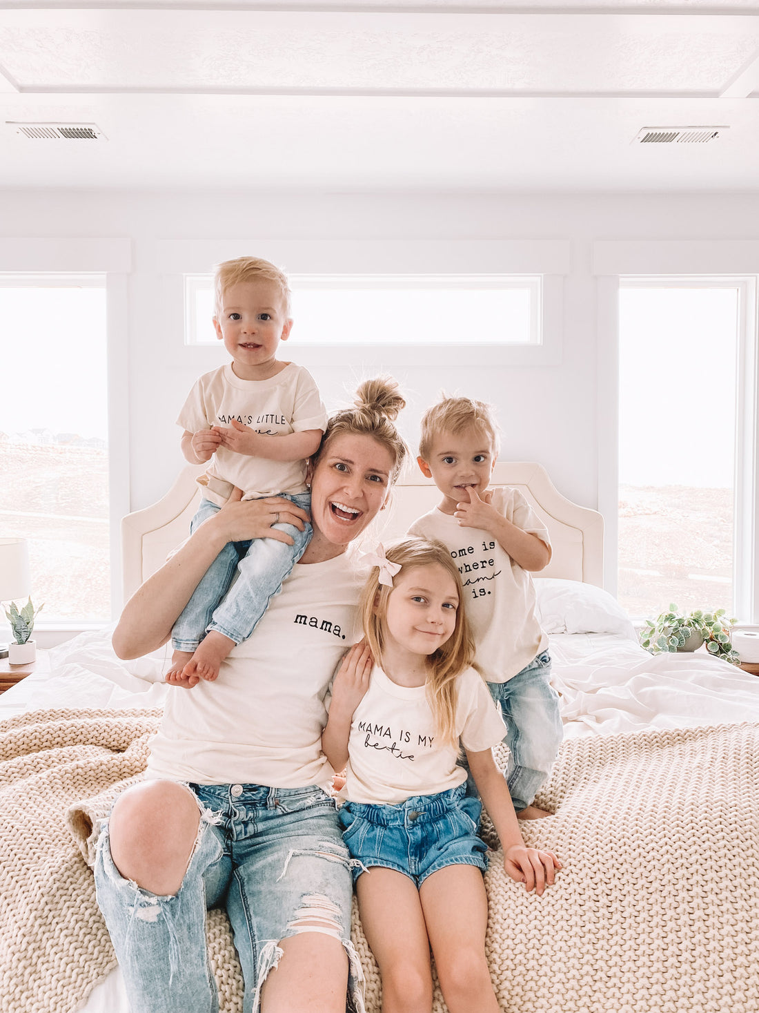 Mama Adult Organic Cotton Short Sleeve Tee