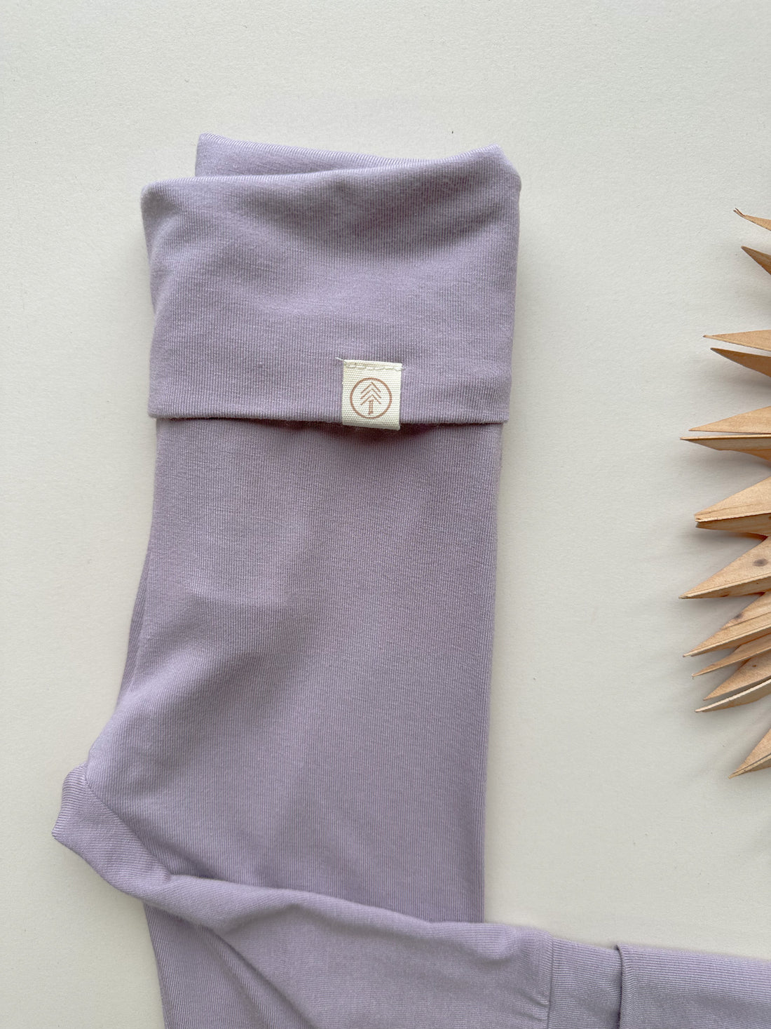 *Preorder* Fold-Over Footie Leggings | Baby &amp; Toddler | Luxury Bamboo | Dusty Purple