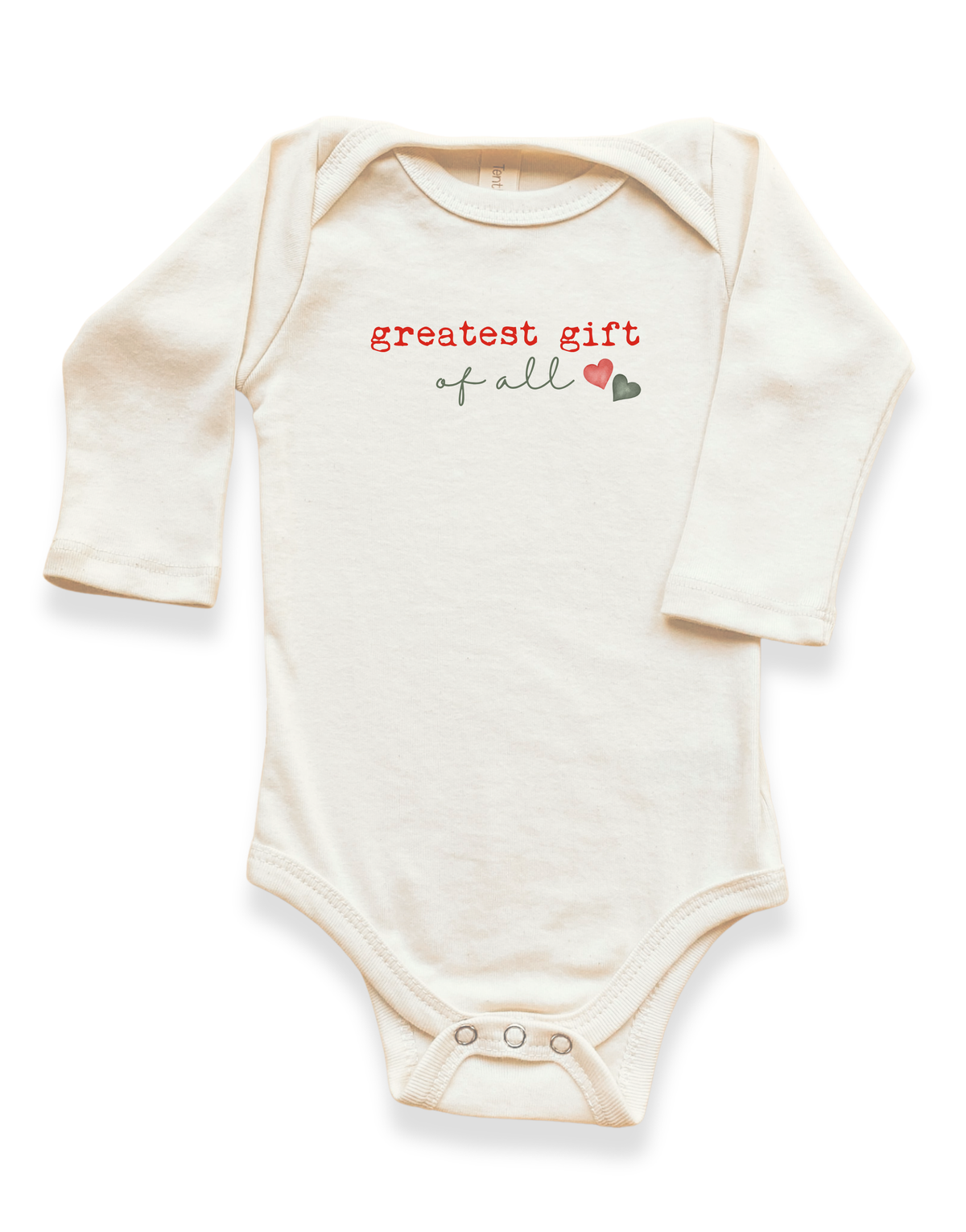 Greatest Gift Of All Organic Bodysuit Long Sleeve
