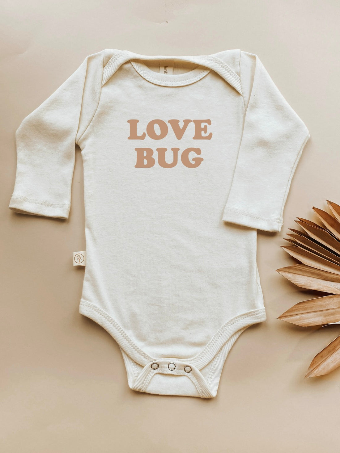 Baby Love Bug Long-Sleeve Organic Cotton Bodysuit