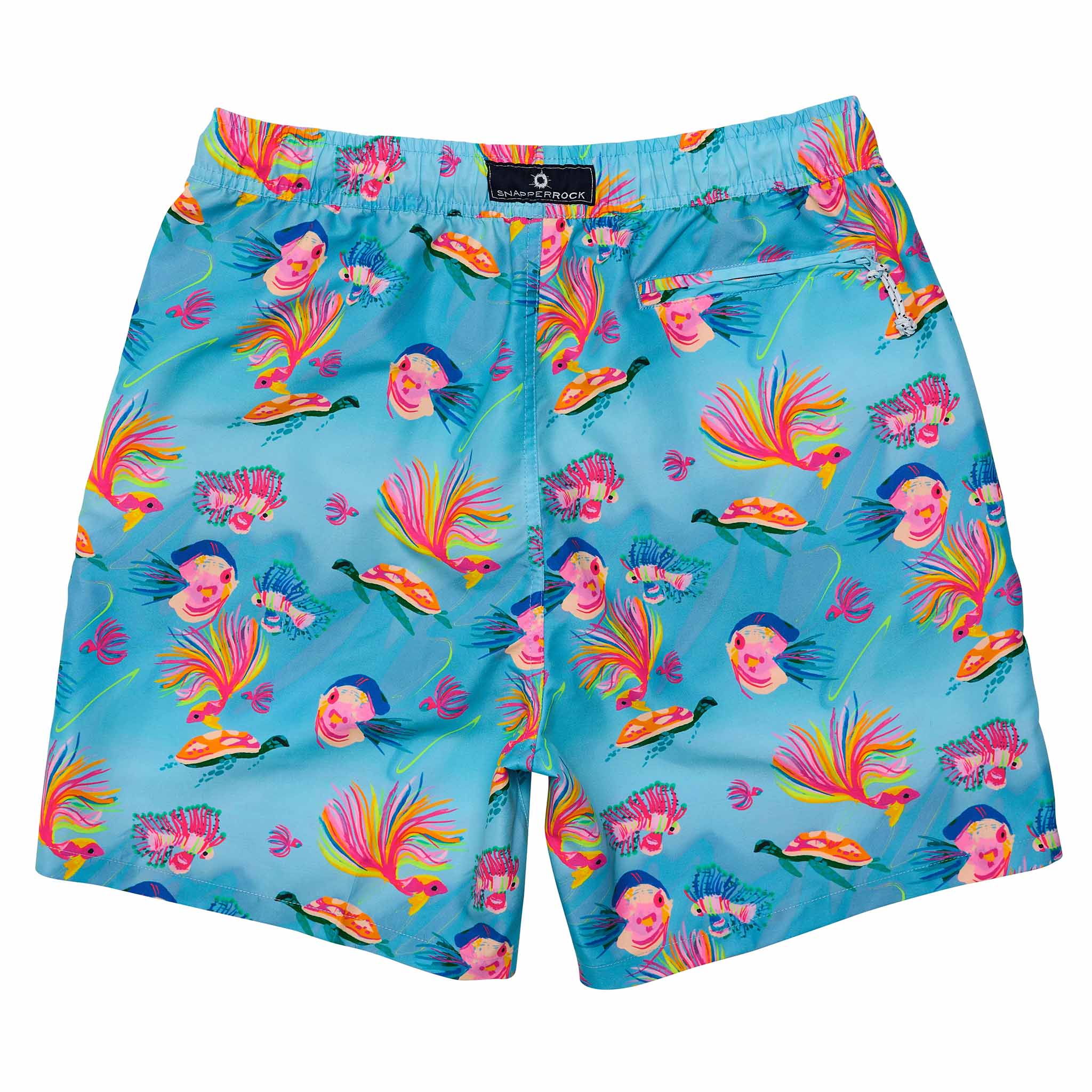 Mens Kaleido Fish Sustainable Swim Short