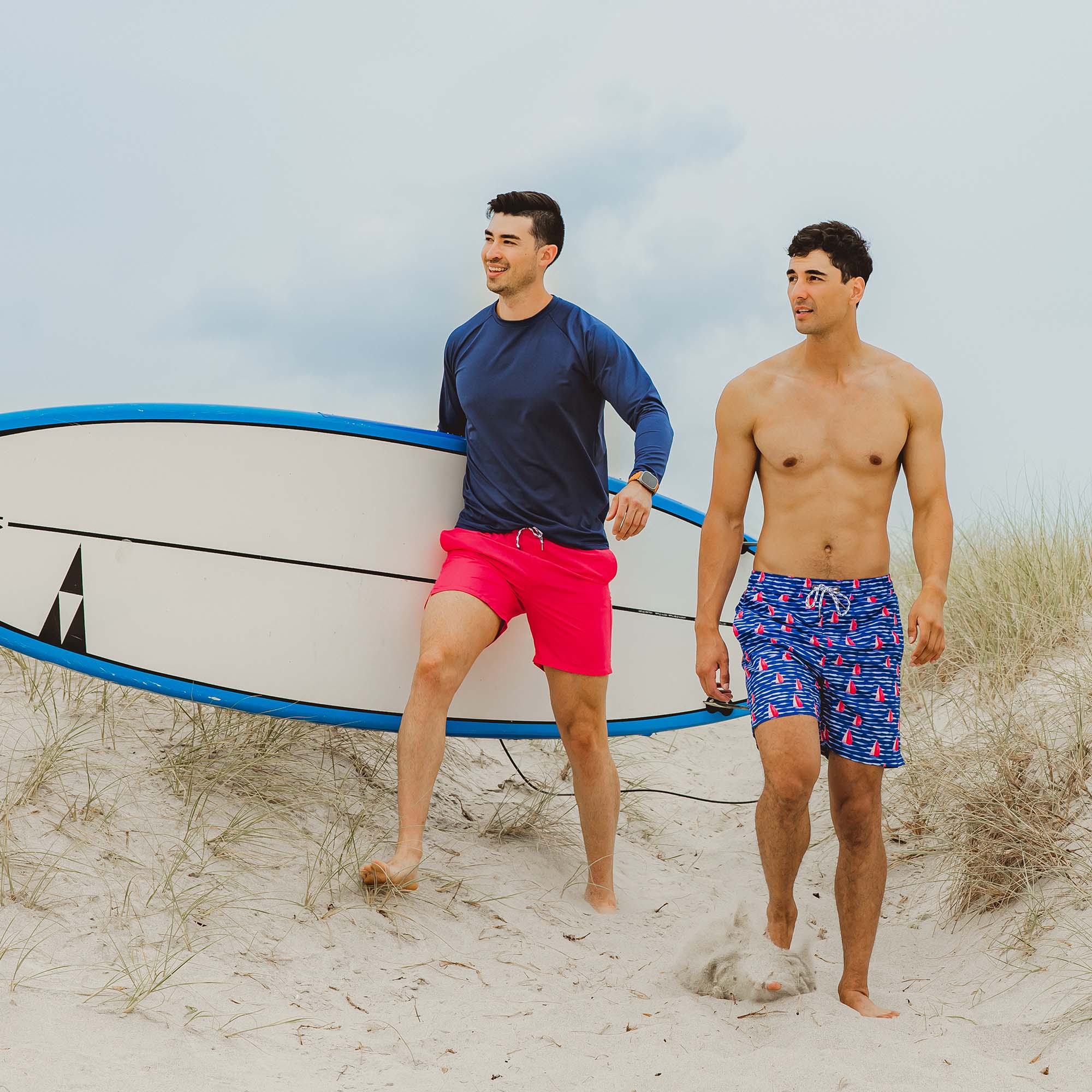 Mens Sailboat Rock Swim Short