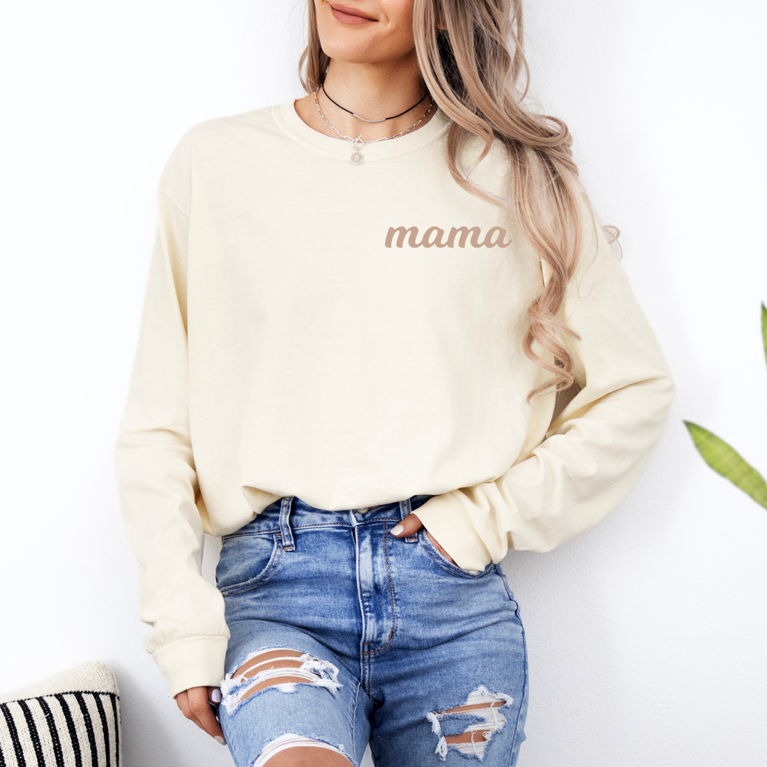 Mama - Adult Long Sleeve Tee