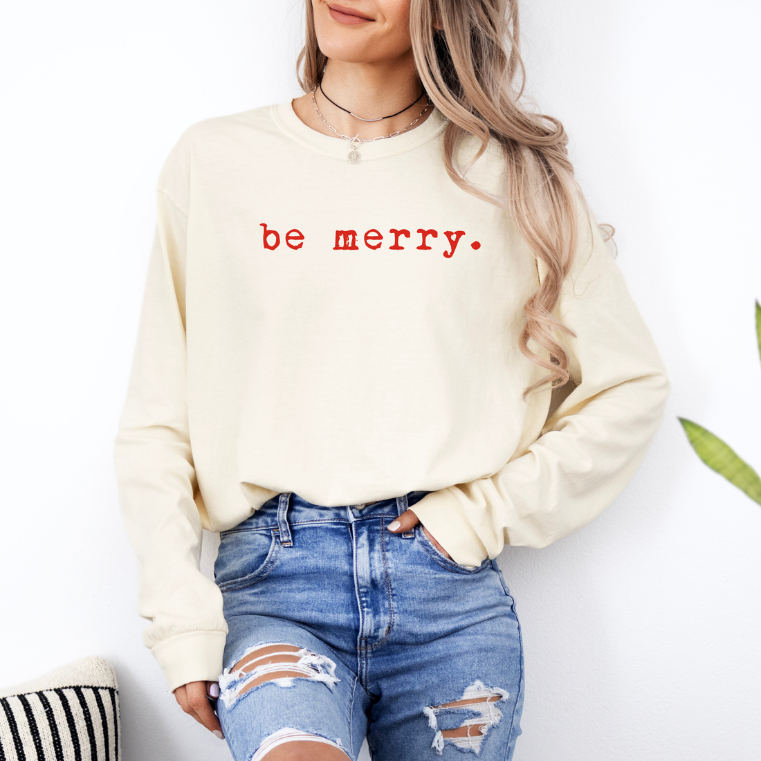 Be Merry | Adult Long Sleeve T-Shirt