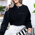 Mama. Embroidered | Premium Adult Sweatshirt - Tenth & Pine - S - Black