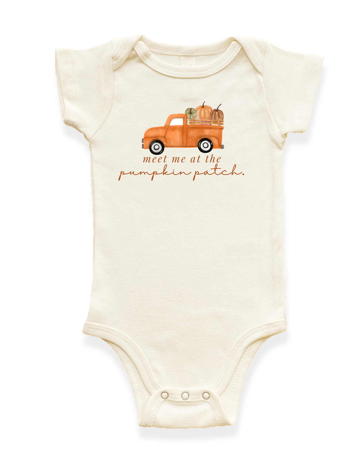 Meet Me At The Pumpkin Patch Organic Baby Bodysuit