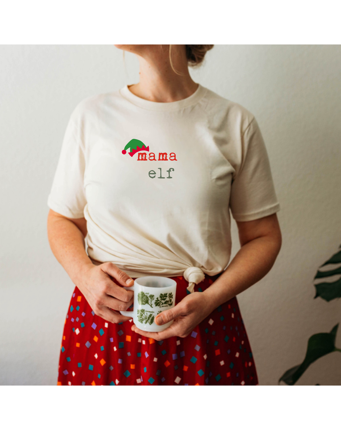 PREORDER Mama Elf Organic Cotton Short Sleeve Adult Tee
