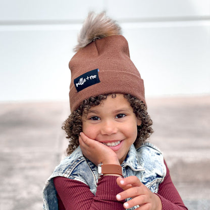 BAMBOO CUFF BEANIE- Sienna