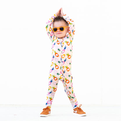 ZIP ROMPER - Kawaii Pineapple