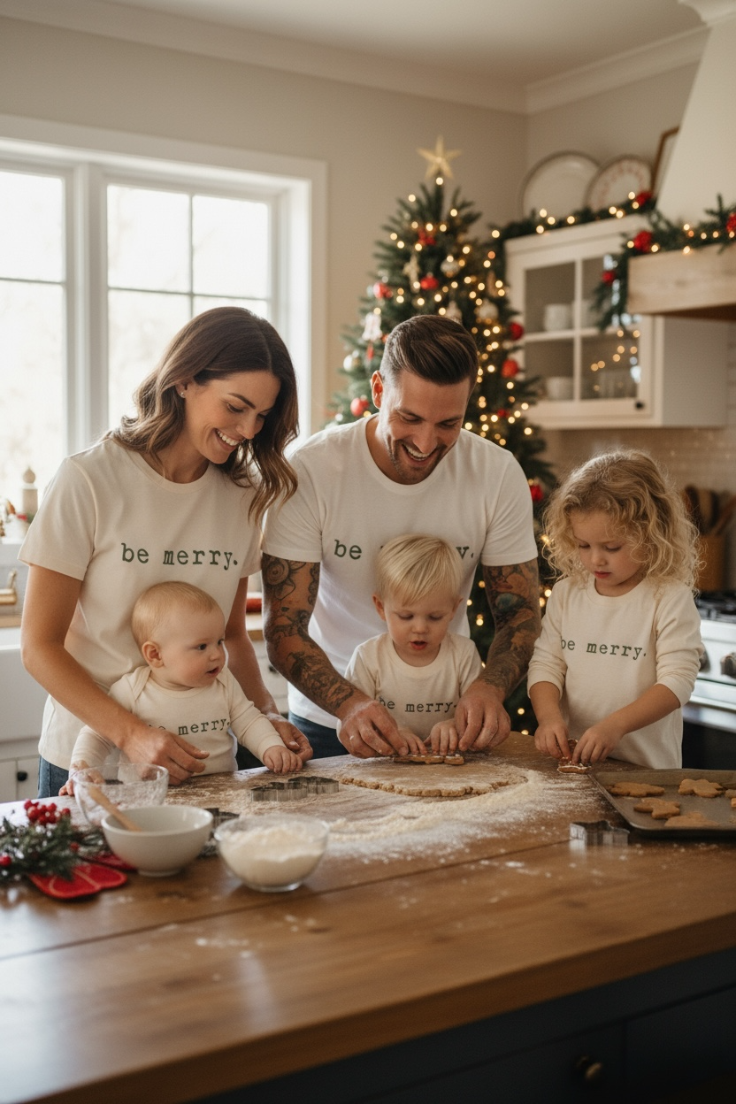 Be Merry (Olive) | Adult Short Sleeve T-Shirt