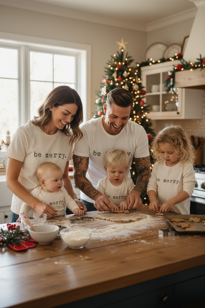 Be Merry (Olive) | Adult Short Sleeve T-Shirt