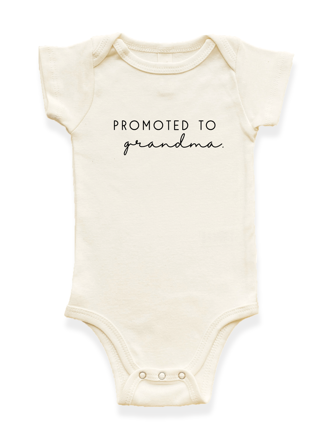 Promoted to Grandma Organic Baby Bodysuit