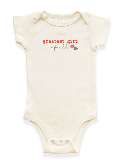 Greatest Gift Of All Organic Baby Bodysuit