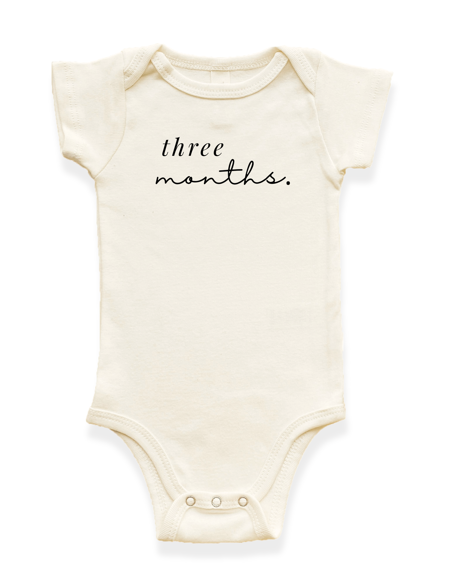 Monthly Milestones Organic Baby Bodysuit