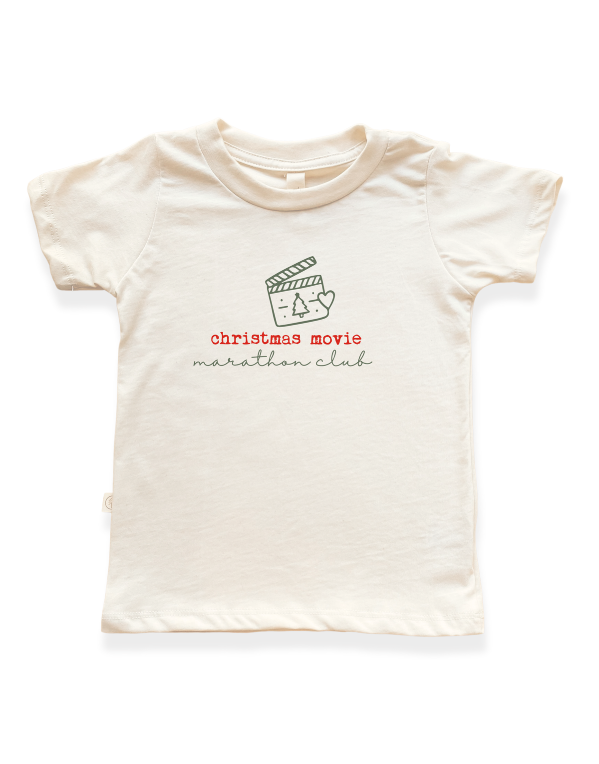 Christmas Movie Marathon Organic Kids T-Shirt