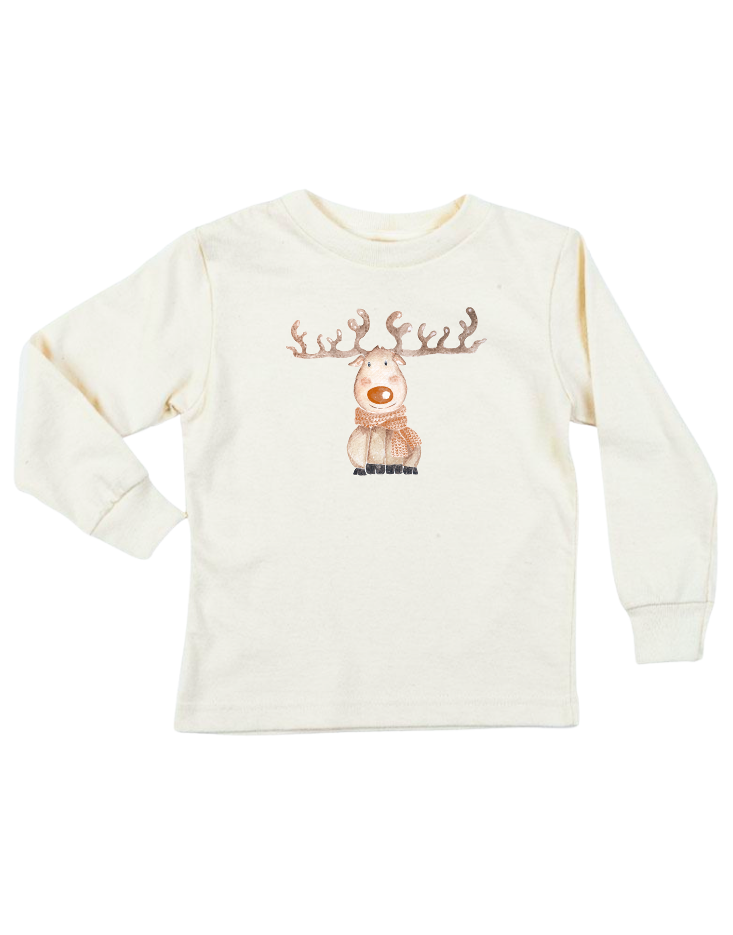 Reindeer Organic Kids T-Shirt Long Sleeve