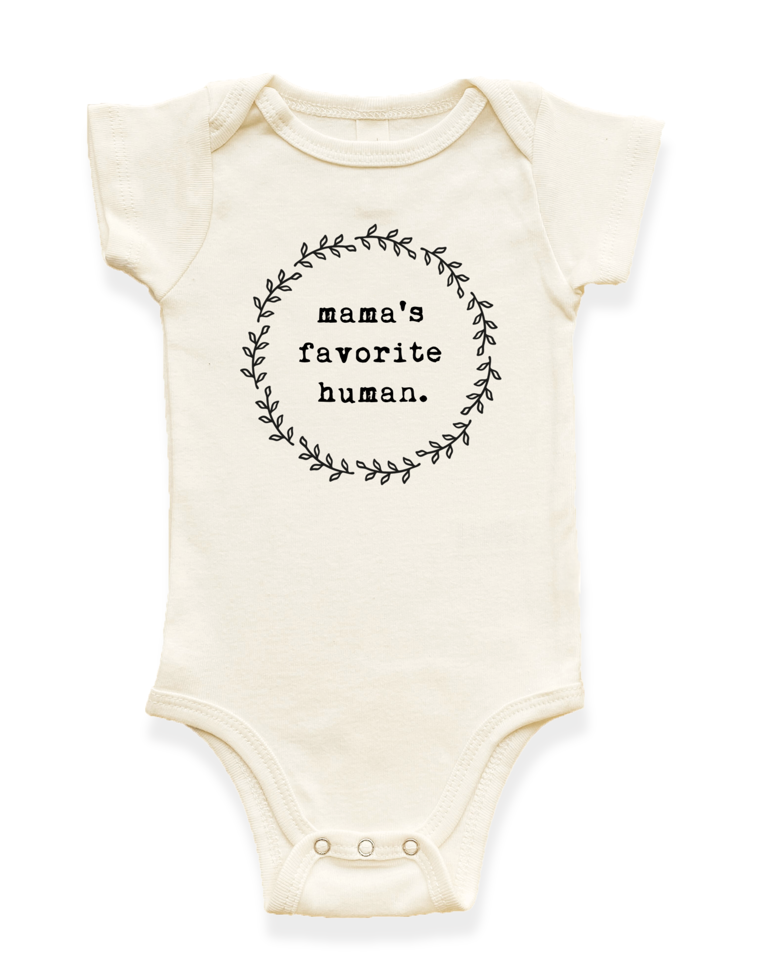 Mama's Favorite Human Organic Baby Bodysuit - Tenth & Pine