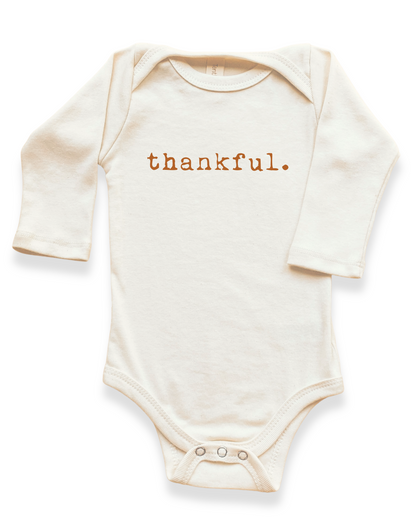 Thankful Organic Bodysuit Long Sleeve