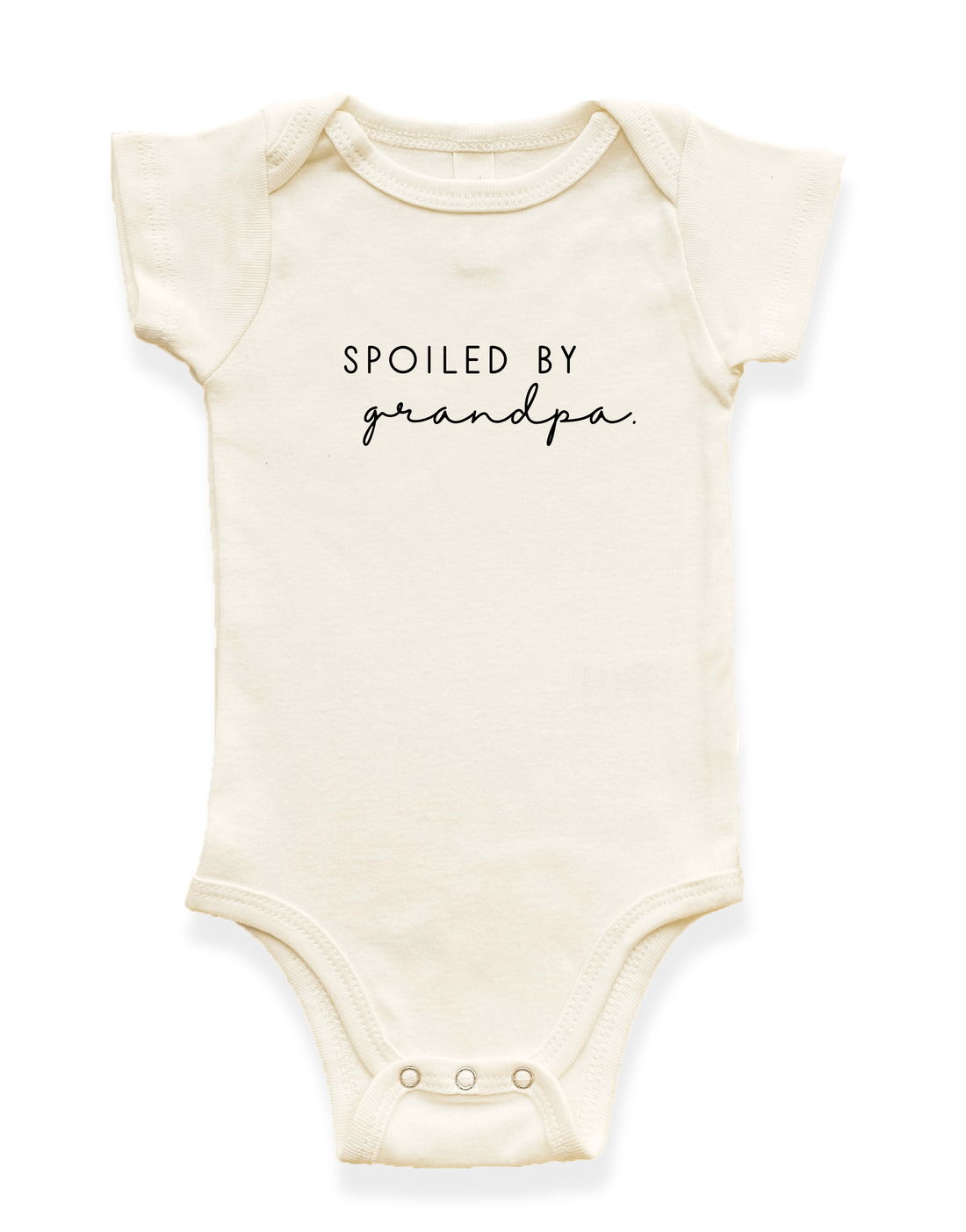 Spoiled By Grandpa Organic Baby Bodysuit
