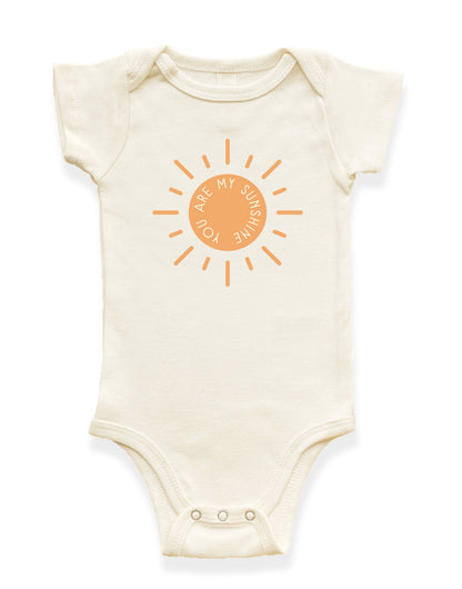 You Are My Sunshine Sun Organic Cotton Baby Bodysuit
