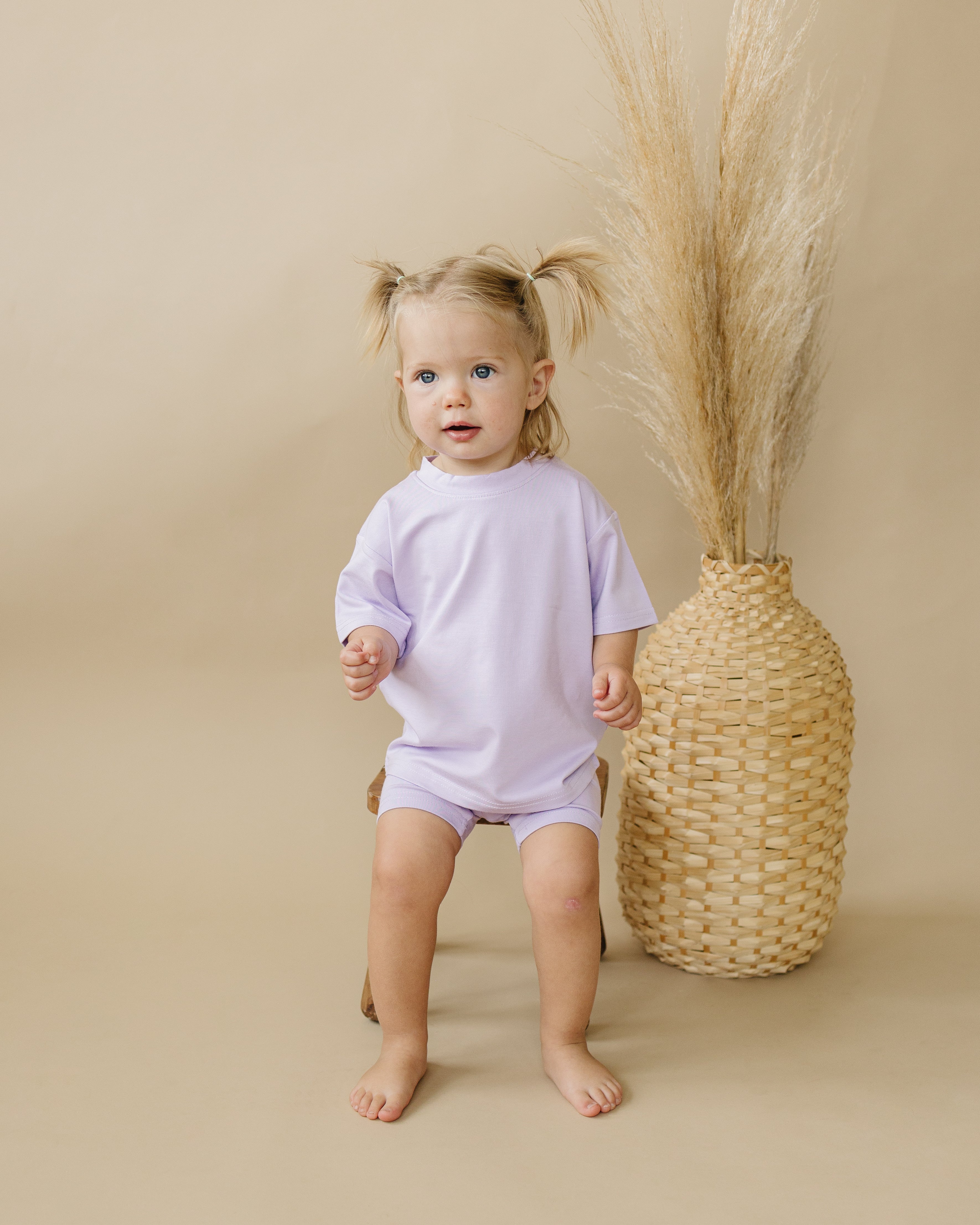 Bamboo Tee &amp; Bike Shorts - sold as separates