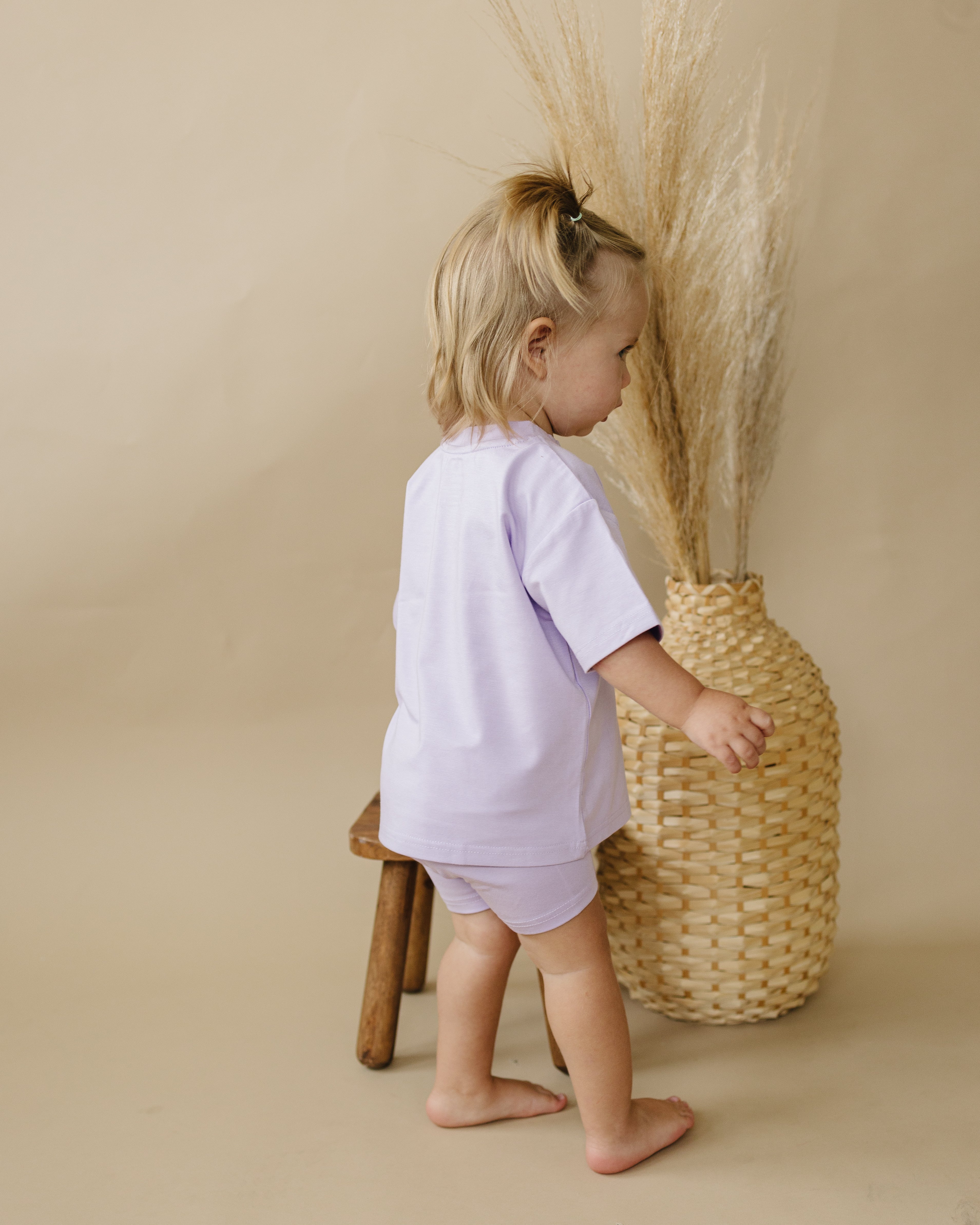 Bamboo Tee &amp; Bike Shorts - sold as separates