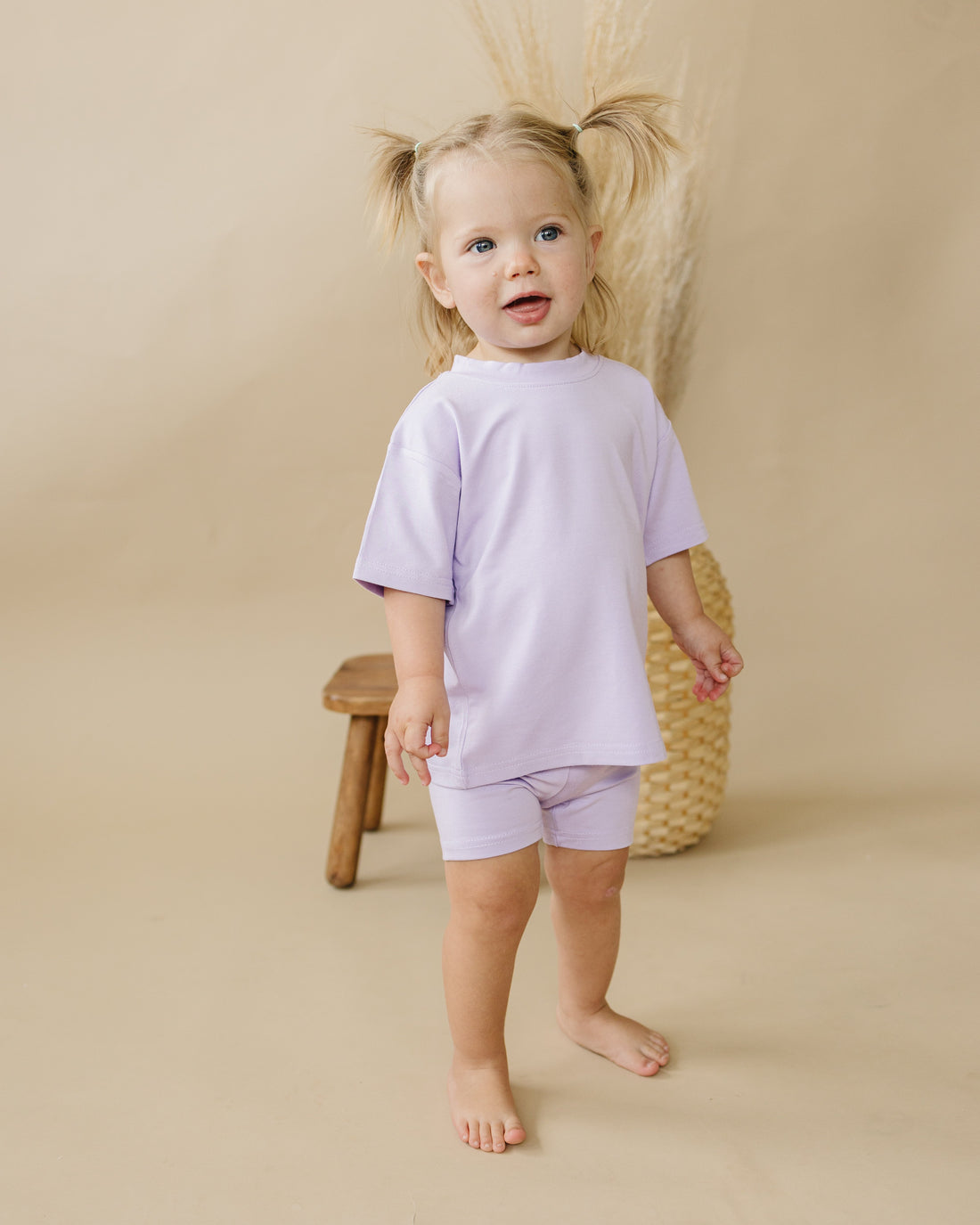 Bamboo Tee &amp; Bike Shorts - sold as separates