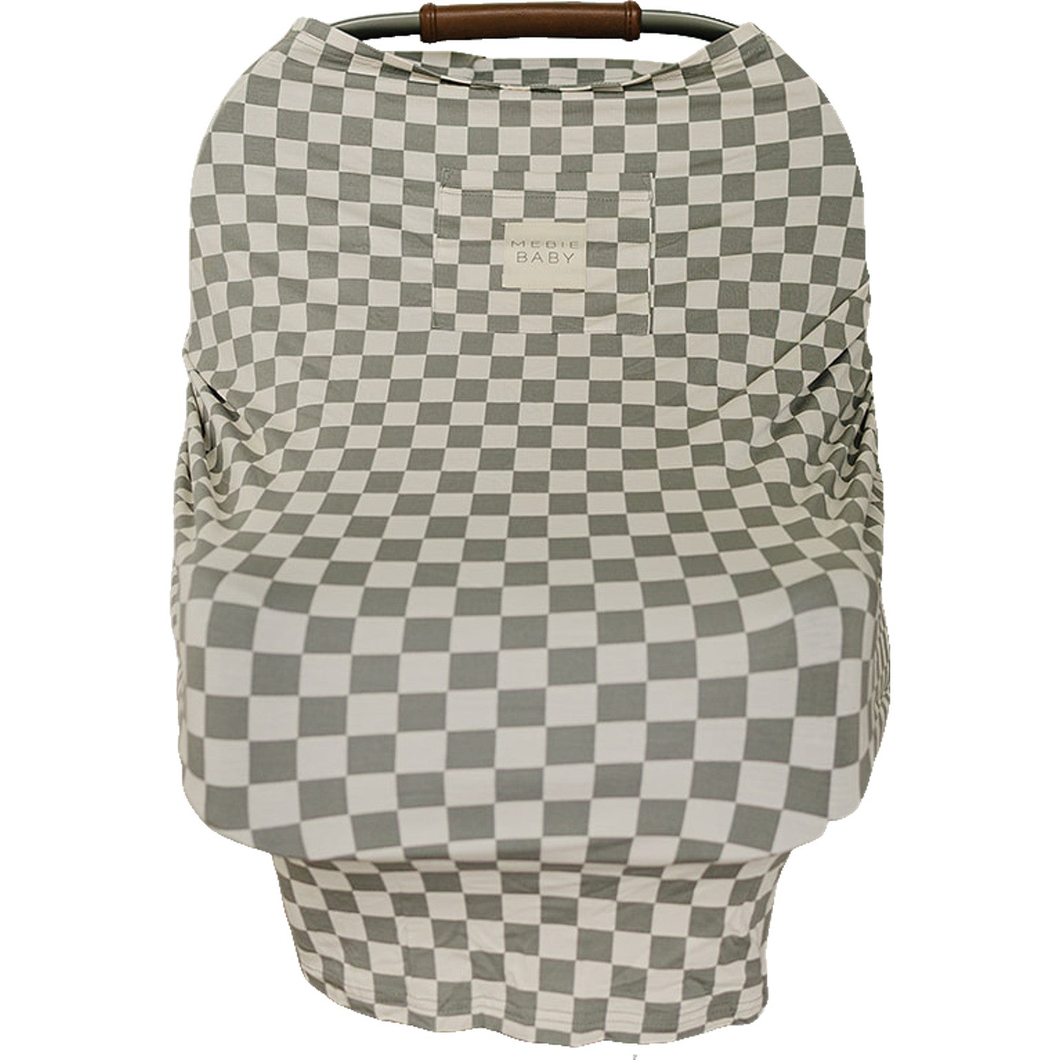 Light Green Checkered Bamboo Multi-Use Cover