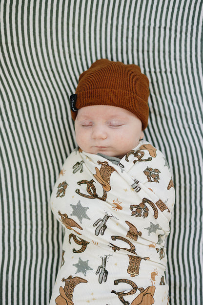Brown Mebie Baby Beanie