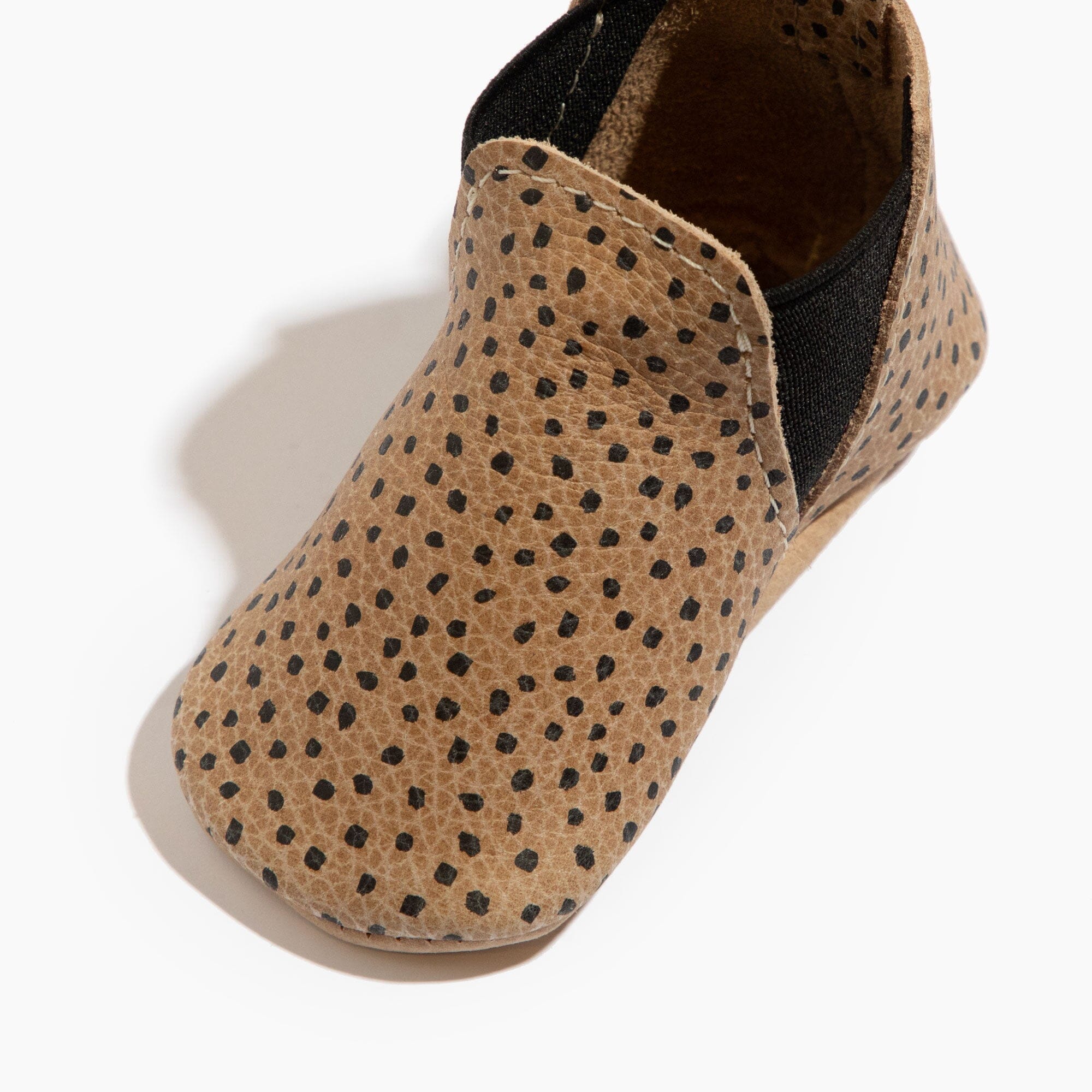 Almond Speckles Chelsea Boot Baby Shoe - Tenth &amp; Pine - Chelsea Boot - Soft Sole - 1