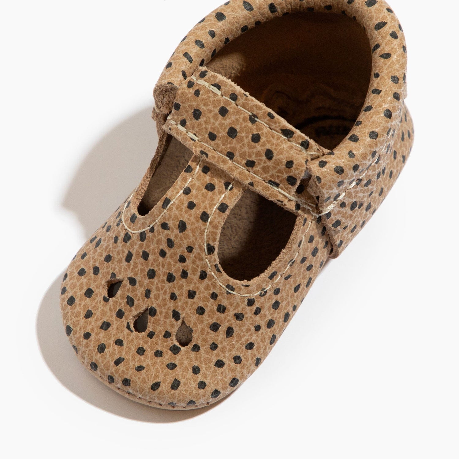 Almond Speckles Mary Jane Baby Shoe - Tenth &amp; Pine - Mary Jane - Soft Sole - 1