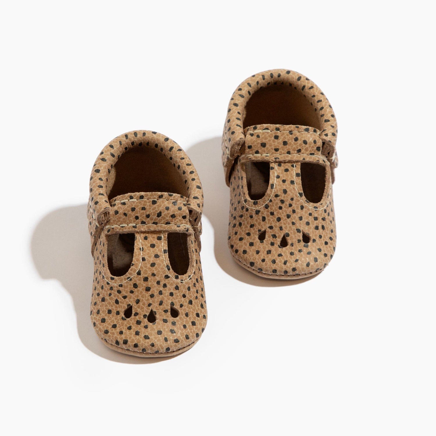 Almond Speckles Mary Jane Baby Shoe - Tenth &amp; Pine - Mary Jane - Soft Sole - 1