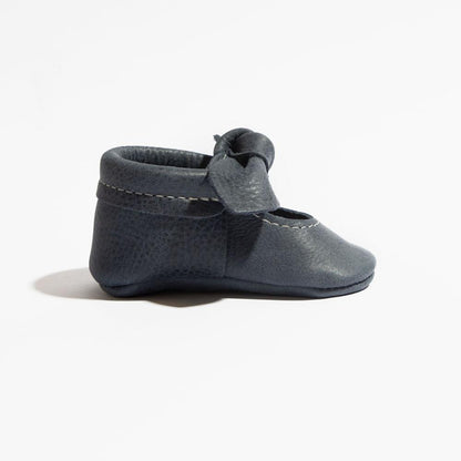 Alta Knotted Bow Baby Shoe - Tenth &amp; Pine - Knotted Bow Mocc - Soft Sole - Newborn